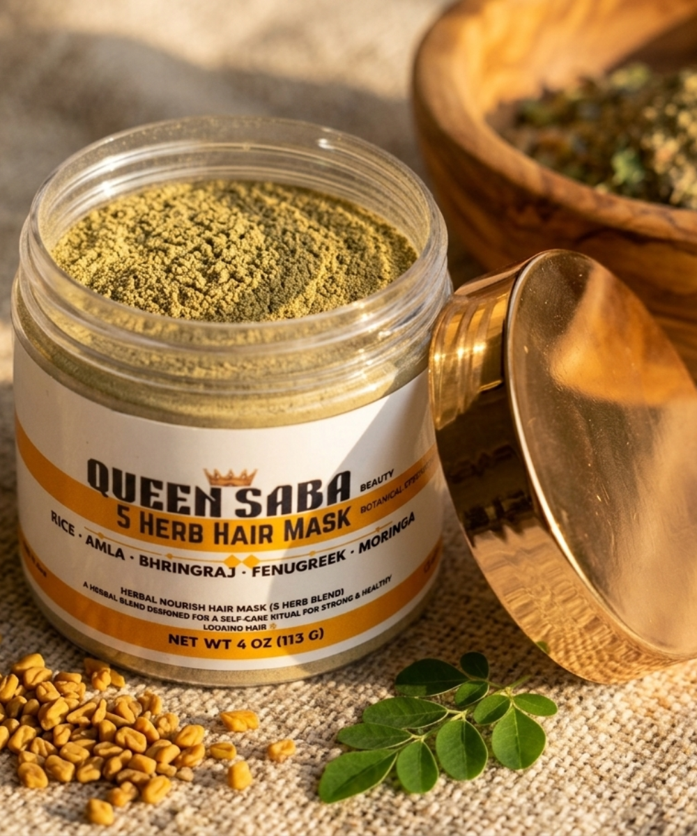 5 Herb Hair Mask  Ayurvedic Treatment for Strength & to Help Hair Growth