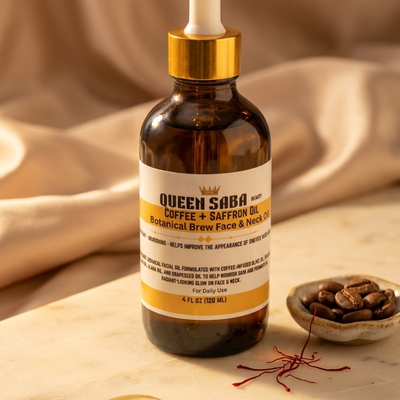 Coffee & Saffron Glow Face Oil  Brightening & Deep Nourishment